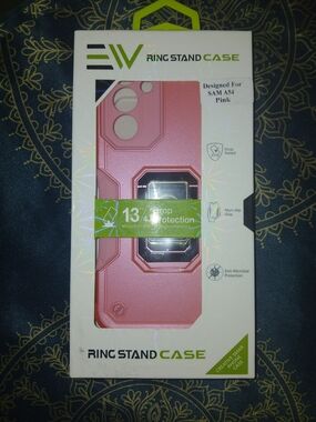 Samsung Pink Ring Stand Case with Kickstand for A54